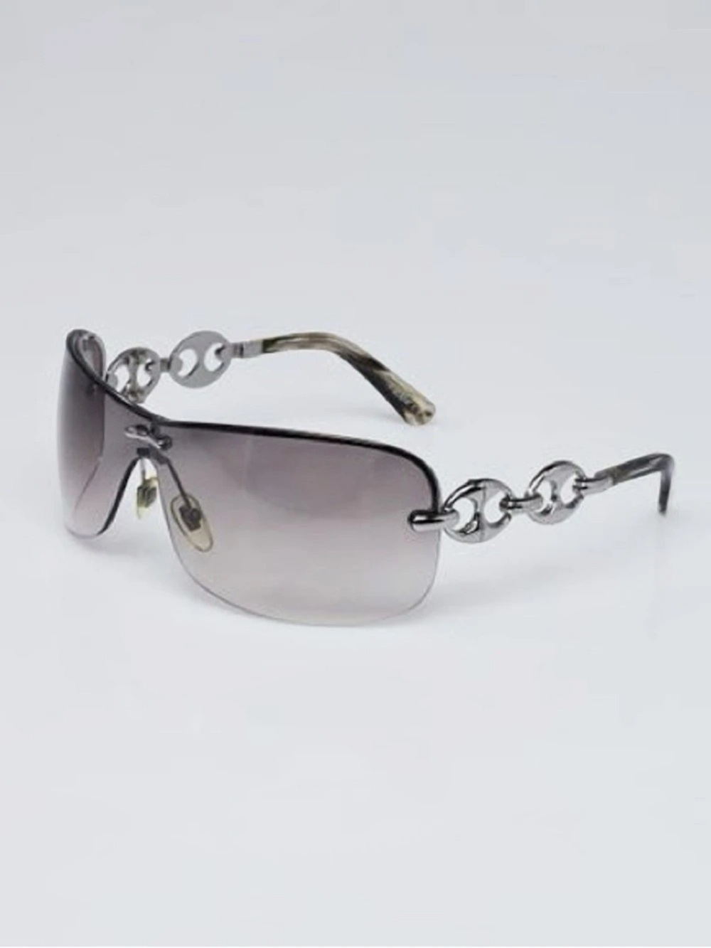 Gucci GG 2772/S Chain Link Shield Sunglasses Gray